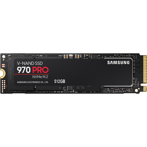 Накопитель SSD M.2 2280 Samsung MZ-V7P512BW 970 PRO 512GB MLC 3D NAND Phoenix PCI-E 3.0 x4 NVMe 3500/2300MB/s 370K/500K IOPS MTBF 1.5M RTL