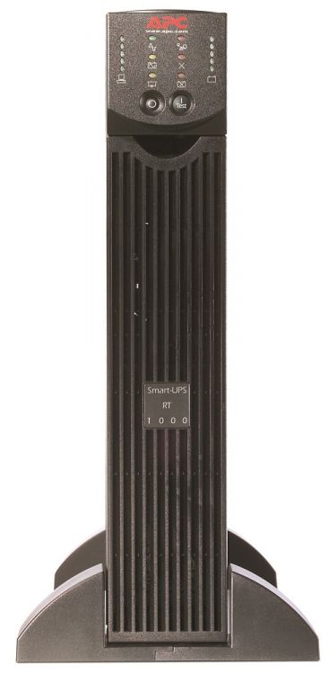Источник бесперебойного питания APC SRT1000XLI Smart-UPS SRT, 1000VA/1000W, On-Line, Extended-run, Tower (Rack 2U convertible), black