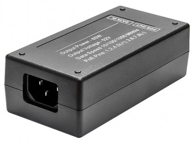 Инжектор PoE NST NS-PI-1G-65/A Gigabit Ethernet на 1 порт, мощностью до 65W.