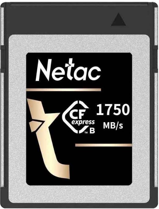 Карта памяти 256GB Netac NT02CF2000-256G-S CFExpress Gen 3x2 Type B card 1750MB, 1650MB/s