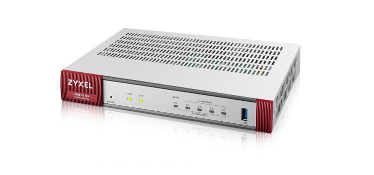 Межсетевой экран ZYXEL USG FLEX 100 1xWAN GE, 1xOPT GE (LAN/WAN), 3xLAN/DMZ GE, 1xUSB3.0, AP Controller (8/24)