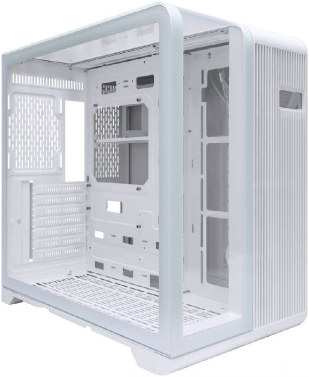 Корпус ATX 1STPLAYER RT7 White без БП, боковая панель из закалённого стекла, USB 3.0, USB Type-C, audio