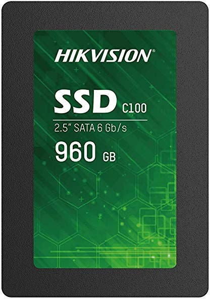 Накопитель SSD 2.5'' HIKVISION HS-SSD-C100/960G C100 960GB SATA 6Gb/s TLC 520/400MB/s IOPS 50K/30K MTBF 2M 7mm