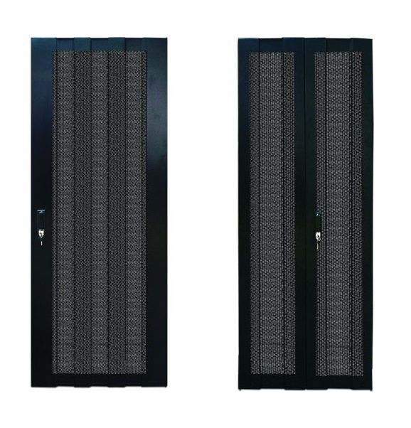   Xcom-Shop Комплект дверей TWT TWT-CBA-DR42-6x-S-P1 Business Advanced 42U, 600мм, черный, передняя-перфорированная, задняя-распашная перфорированная