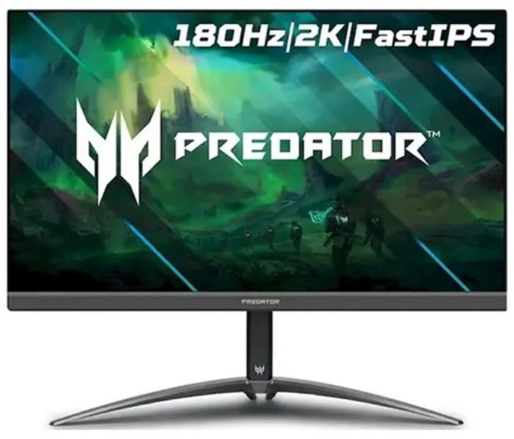 Монитор 31,5 Acer Predator XB323QUM3bmiiphx UM.JX3EE.304 2560x1440, 0,5/1 мс, 250 кд/м2, IPS, 180Hz, 2xHDMI(2.0), DP(1.2), Audio out, Speaker 2Wx2 12