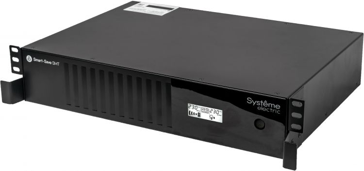 Источник бесперебойного питания Systeme Electric SMTSE1000RMI2U Smart-Save SMT 1000 ВА, монтаж в стойку 2U, 230 В, 6 розеток IEC C13, SmartSlot, AVR,