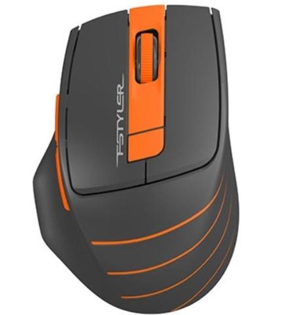   Xcom-Shop Мышь Wireless A4Tech FG30 ORANGE серо-оранжевая, 2000dpi, USB