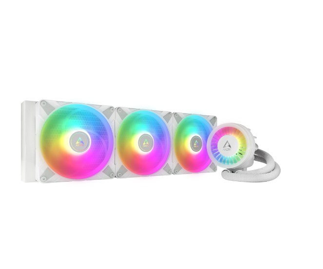 Система охлаждения жидкостная ARCTIC Liquid Freezer III 420 A-RGB ACFRE00153A LGA1700/AM5/AM4 (3*140mm fan, 200-1700rpm, 72.8CFM, 4 pin PWM, white)