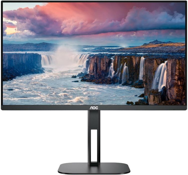  Монитор 23,8 AOC 24V5C 1920x1080, 75Hz, IPS, 1 ms, 178°/178°, 300 кд/м2, 20M:1, HDMI, DP, black pivot