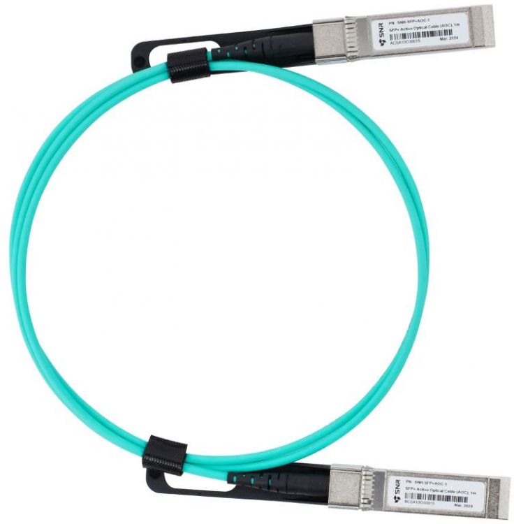 Трансиверы  Xcom-Shop Модуль SFP+ SNR SNR-SFP+AOC-7 Active Optical Cable кабель, 10GBASE, дальность до 7м, MMF.