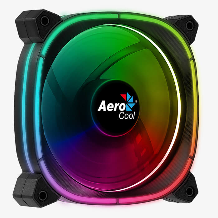 Вентилятор для корпуса AeroCool Astro 12 4710562750157 120x120x25mm, 1000rpm, 17.5 dBA, 42.1 CFM, 6-pin, ARGB led