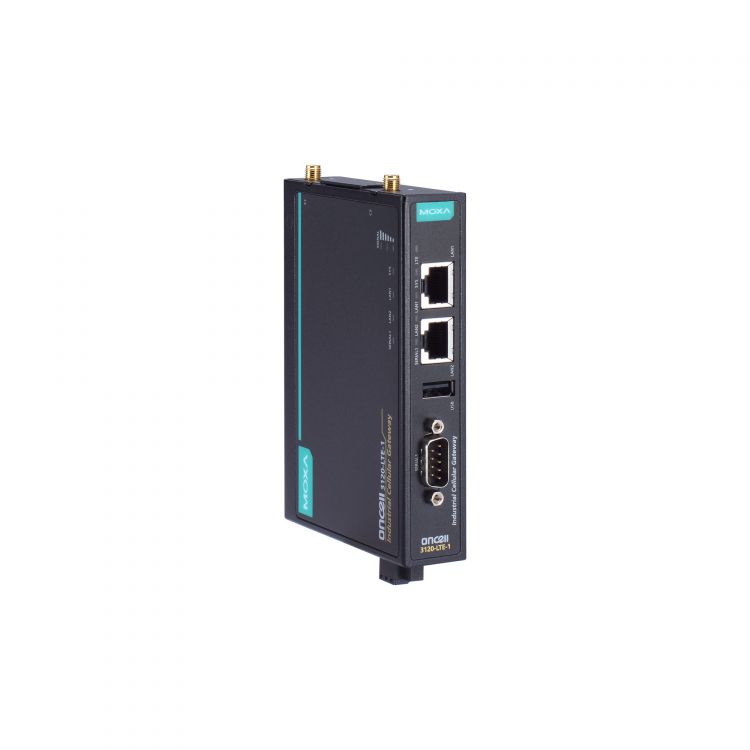 Модем MOXA OnCell 3120-LTE-1-EU Industrial LTE Cat 1 cellular gateway, B1/B3/B8/B20/B28, t: -30/55°C