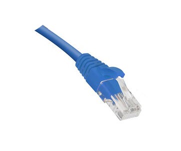 Кабель патч-корд U/UTP 6 кат. 5м Cabeus PC-UTP-RJ45-Cat.6-5m-BL-LSZH 2xRJ45/8p8c, неэкранированный, синий, LSZH, 5м