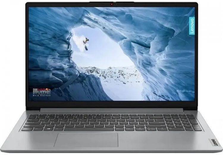  Ноутбук Lenovo IdeaPad 1 15IGL7 82V700EMUE N4020/8GB/256GB SSD/UHD Graphics 600/15.6 TN FHD/WiFi/BT/cam/noOS/grey