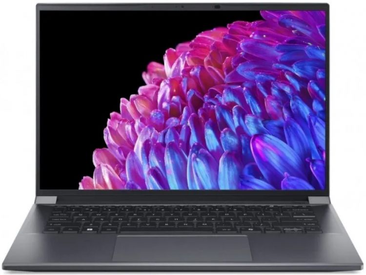 Ноутбук Acer SWIFT X SFX14-72G-76LG NX.KR8CD.001 U7-155H/16GB/1TB SSD/14 3K OLED/WiFi/BT/cam/Win11Home/iron grey