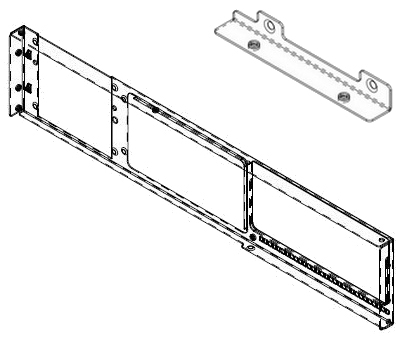 Рамка Chenbro 84H324110-013 крепления для блока питания R2G в корпусе RM24