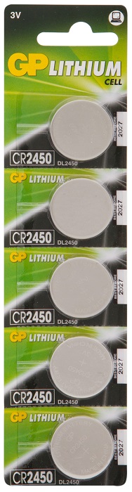 Батарейка GP CR2450 Lithium 5шт