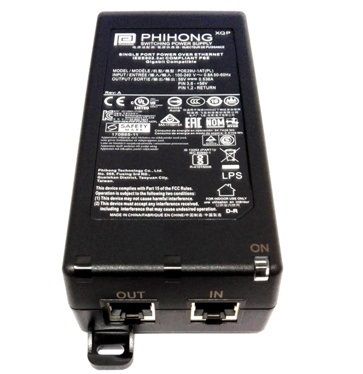 Инжектор PoE BIAMP POE29U-1AT(PL)D-R 912.0004.900/911.0004.900 PHIHONG Gigabit PoE+ Injector, IEEE802.3af compliant, IEEE802.3at classified, 90-264 VA