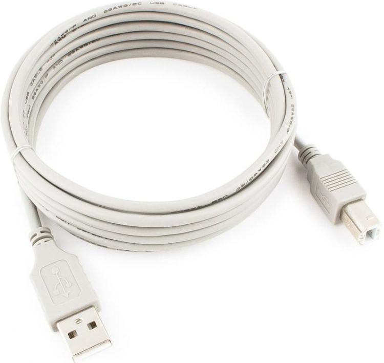 Кабель интерфейсный USB 2.0 Gembird AM/BM 3.0 м, пакет, Hub->Device