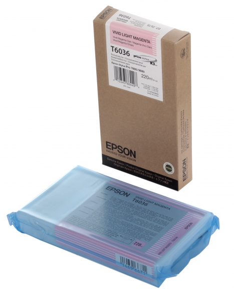   Xcom-Shop Картридж Epson C13T603600 для принтера Stylus Pro 7880/9880 светло-пурпурный (или T563600)