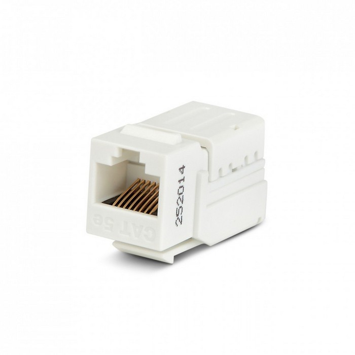 Вставка Hyperline KJ9-8P8C-C5e-90-WH Keystone Jack RJ-45(8P8C), категория 5e, белая