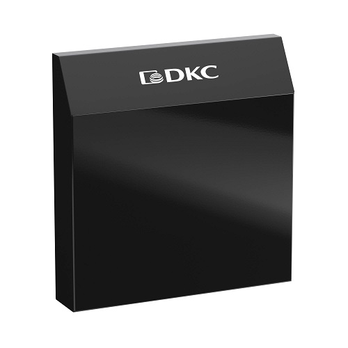 Защитная панель DKC R5RK13B IP56, листовая сталь RAL9005, для вентиляторов и решеток 205x205 мм, RAM Klima