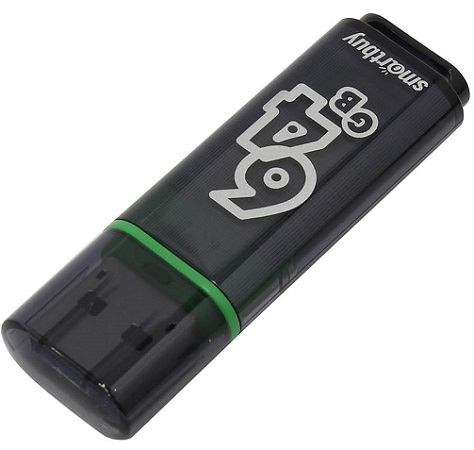 Накопитель USB 3.0 64GB SmartBuy SB64GBGS-DG glossy серый