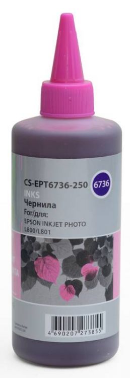 Картридж Cactus CS-EPT6736-250 светло-пурпурный 250мл для Epson L800/L810/L850/L1800