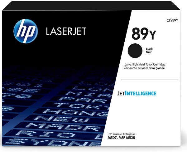 Тонер-картридж HP 89Y CF289Y black, для LaserJet Enterprise M507dn/M507x (20,000 страниц)