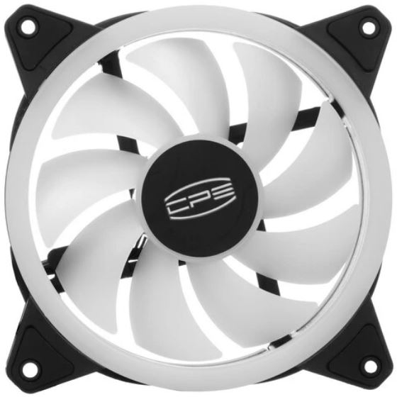 Вентилятор для корпуса PCCooler F3 T120 ARGB BK 120x120x25mm, 1800RPM, 46CFM, 21.6dBA, 4-pin PWM, Black