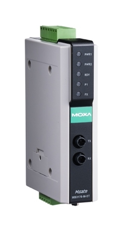  Преобразователь MOXA MGate MB3170-M-ST-T 1-port advanced Modbus gateway multi-mode fiber port (ST connectors)