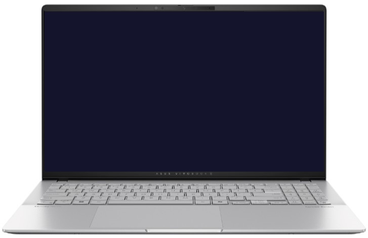 Ноутбук ASUS Vivobook S 15 OLED S5507QA-MA007W 90NB14Q2-M005F0 X Plus X1P 42 100/16GB/1TB SSD/Qualcomm Adreno/15.6 3K OLED/cam/BT/WiFi/Win11Home/Silv