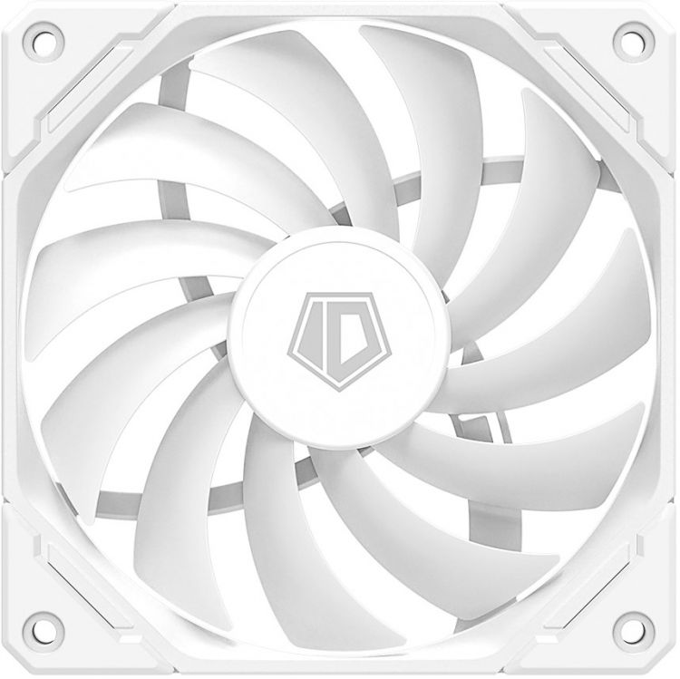 Вентилятор для корпуса ID-Cooling TF-12015-W 120x120x15mm, 500-2200rpm, 67.58CFM, 32.3dBa, 4-pin PWM, Ret