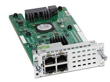 Модуль расширения Cisco NIM-ES2-4= 4-port Layer 2 GE Switch Network Interface Module