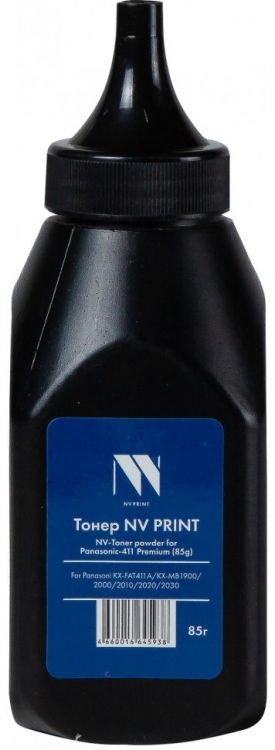 Тонер NVP TN-NV-PAN411-PR-85G Panasoni KX-FAT411A KX-MB1900/2000/2010/2020/2030 Premium (85G) бутыль