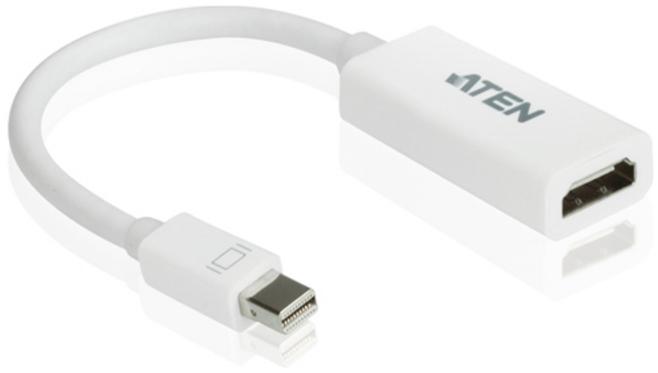 Конвертер Aten VC980-AT Mini DisplayPort=>HDMI, Mini DisplayPort>HDMI, Male>Female, без БП