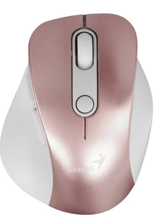   Xcom-Shop Мышь Wireless Genius Ergo 9000S Pro 31030039403 bluetooth, 2.4 ГГц, 800-2400dpi, 6 кнопок, pink