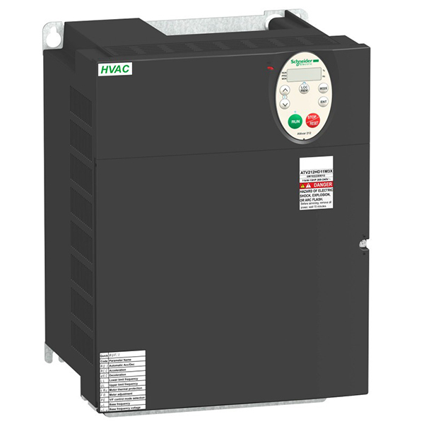 Преобразователь Schneider Electric ATV212HD18N4 частотный 18кВт 480В IP21