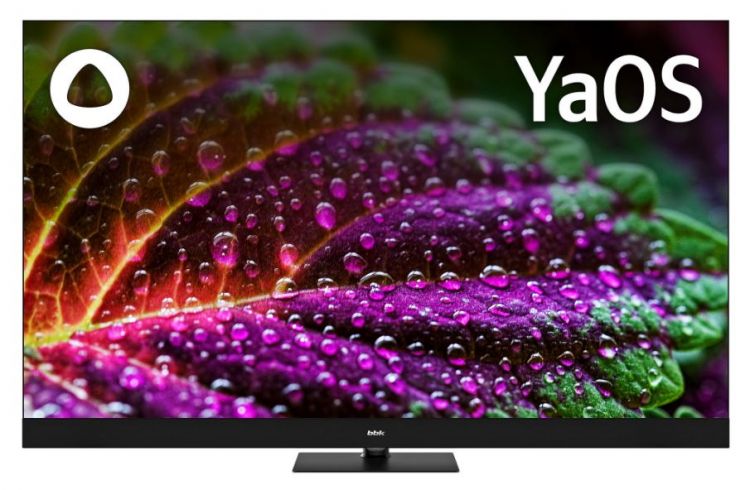 Телевизор BBK 55LED-8259/UTS2C (B) QLED 55 черный/черный 4K Ultra HD 60Hz DVB-T2 DVB-C DVB-S2 USB WiFi Smart TV