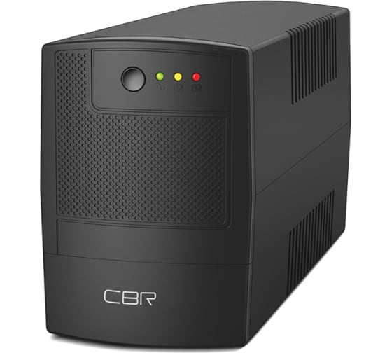  Источник бесперебойного питания CBR UPS-TWP-101EJ-850 850VA/510W, Schuko CEE 7 x2 outlets, LED, USB Type-B, RJ11/45 AVR, SEC, 12V/8Ah