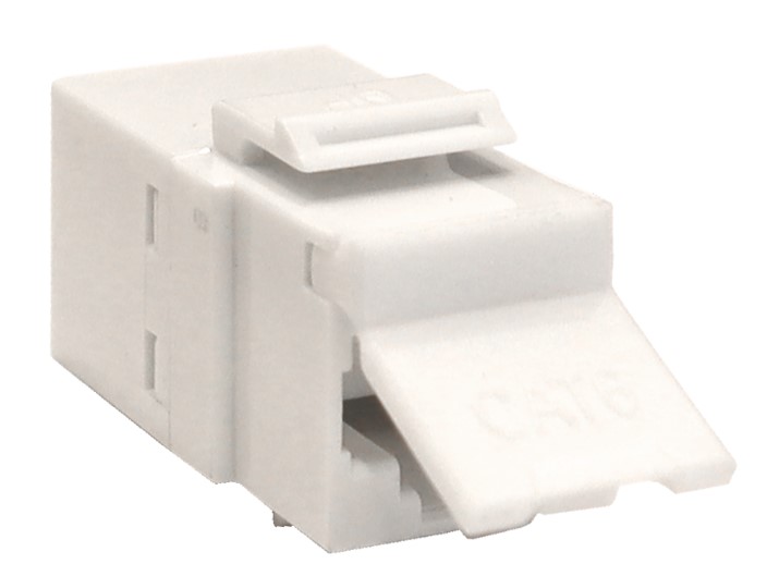   Xcom-Shop Повторитель Lanmaster LAN-KCP45U6-WH портов RJ-45, неэкранированный, кат.6, формата Keystone, белый