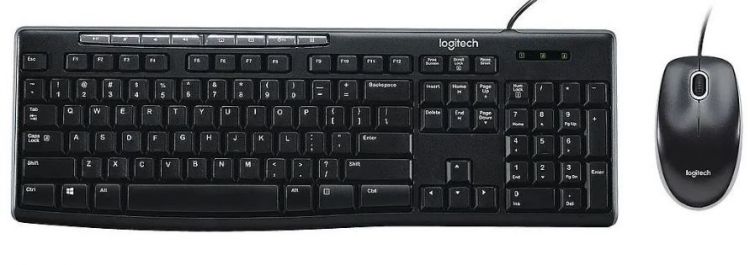 Клавиатура и мышь Logitech MK200 920-002694