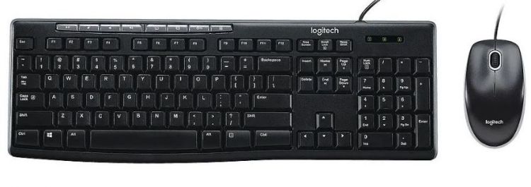  Клавиатура и мышь Logitech MK200 920-002694