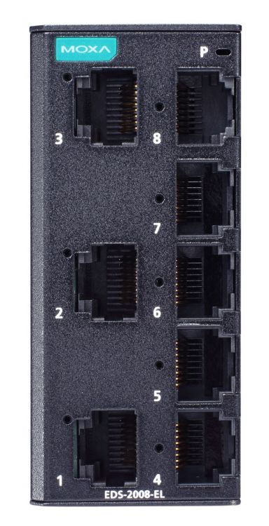  Коммутатор MOXA EDS-2008-ELP 8-Port Entry-level Unmanaged Switch, 8 Fast TP ports