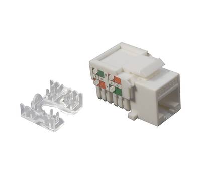 Модуль Keystone RJ45 UTP Datarex DR-5102 кат.5e, UTP, 1xRJ45, T568A/B, белый