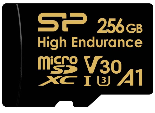 Карта памяти MicroSDXC 256GB Silicon Power SP256GBSTXDV3V1HSP Class 10 UHS-I A1 V30 U3 (SD адаптер) 100MB/s