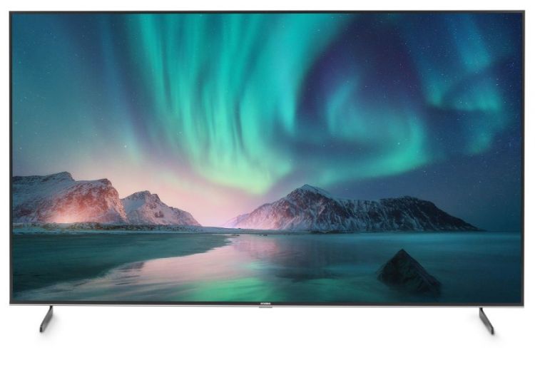   Xcom-Shop Телевизор Hyundai H-LED85BU7007 85 Android TV Metal черный/черный 4K Ultra HD 60Hz DVB-T DVB-T2 DVB-C DVB-S DVB-S2 USB WiFi Smart TV