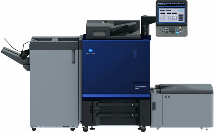 МФУ лазерное цветное Konica Minolta AccurioPrint C4065 ACC2021 66 ppm, SRА3, Duplex, Gigabit Ethernet, лотки 1х500л,1х1000л, контроллер Emperon, без к