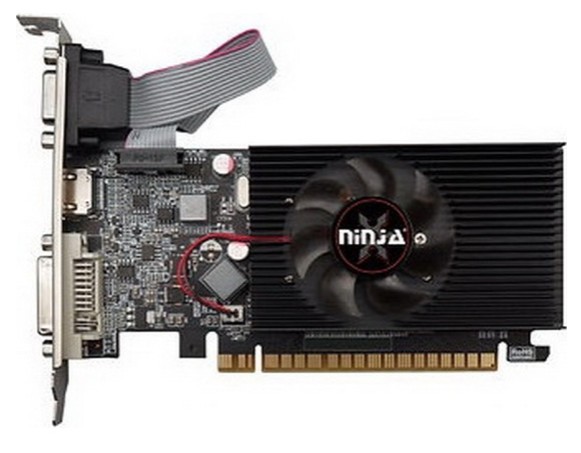 Видеокарта PCI-E Sinotex GeForce GT210 Ninja (NF21NP013F) 1GB DDR3 64bit 40nm 589/1000MHz DVI/HDMI/CRT RTL