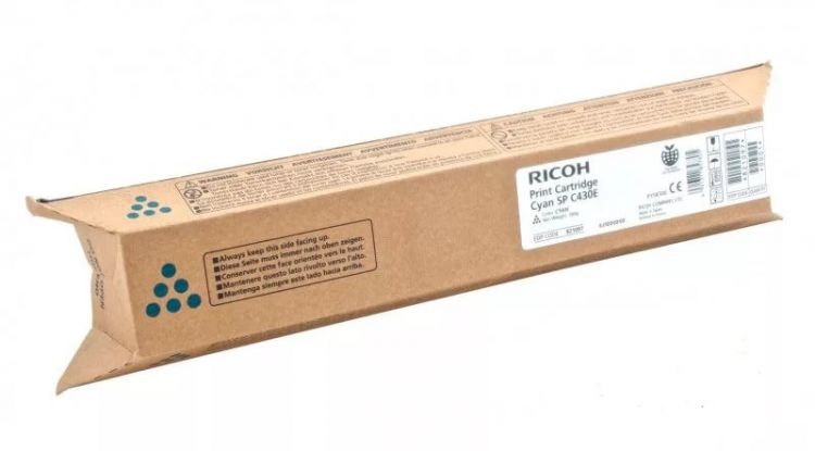 Тонер-картридж Ricoh Print Cartridge Cyan SP C430E 821280 тип SPC430E голубой для Ricoh SPC430DN/C431DN/C440DN (24000стр)